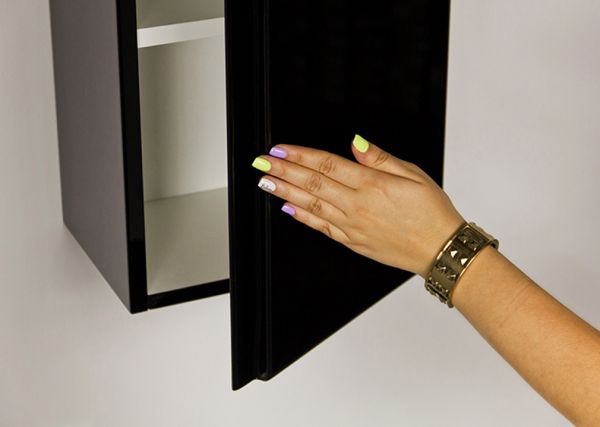 Faros Hängeschrank schwarz, Breite 30 cm, FZ3048