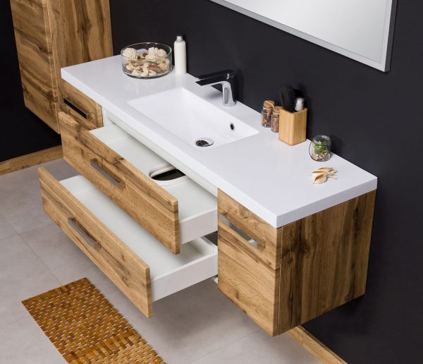 Badmöbel Genua 140, Eiche Natur (GE4262)