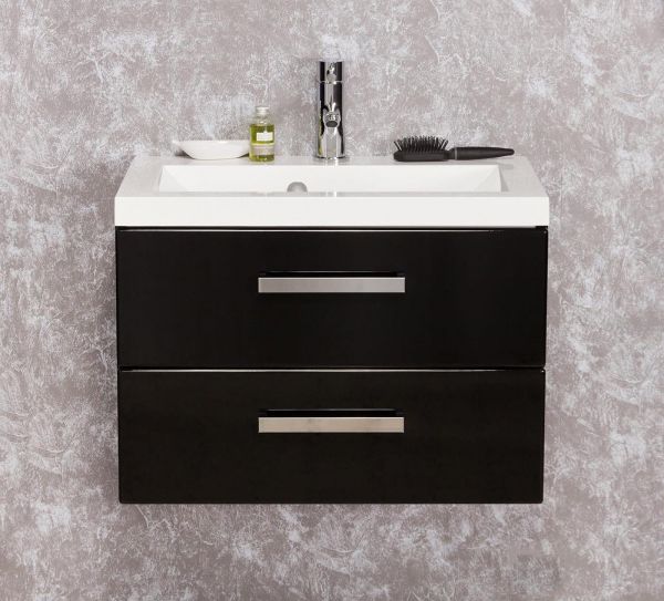 Badmöbel Genua 60 cm schwarz (GE6248)