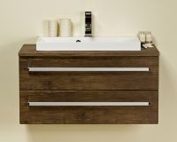 Badmöbel Susan 80 cm, Holzdekor antik, SN8050-2S
