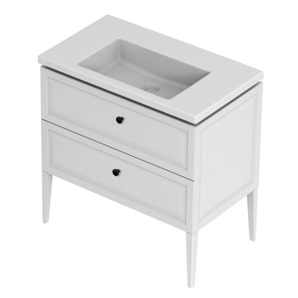 Möbelfuß MONTEBIANCO H20, weiß matt, 2 Stk.