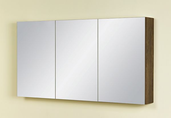 Spiegelschrank Breite 120 cm, Holzdekor antik, SPS1250