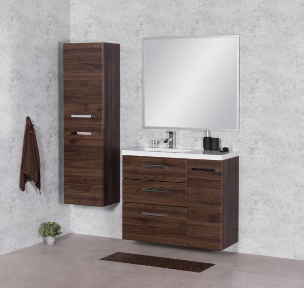 Quentis Waschplatz GENUA 90, Nussbaum (GE93OR)