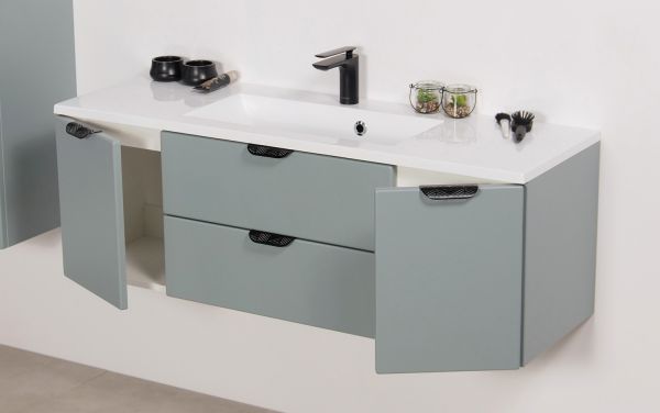 Badmöbel MAGNOLIA 120 cm, Gletscherblau (MAG120-BK)