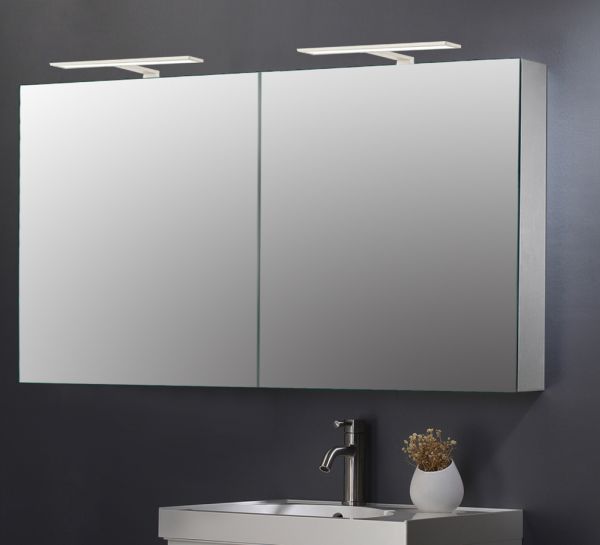 Alu-Spiegelschrank Slim-Line 120 (ASP120)