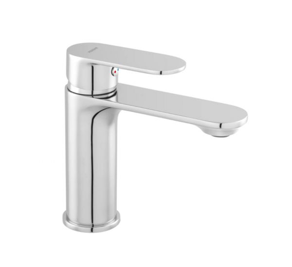 FERRO Waschtischarmatur TALASSA in modernem Design, Chrom, Badarmatur Einhebelmischer