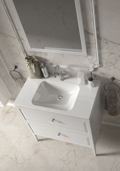 Waschplatzkombination Montebianco 80, Waschbecken CERA 80