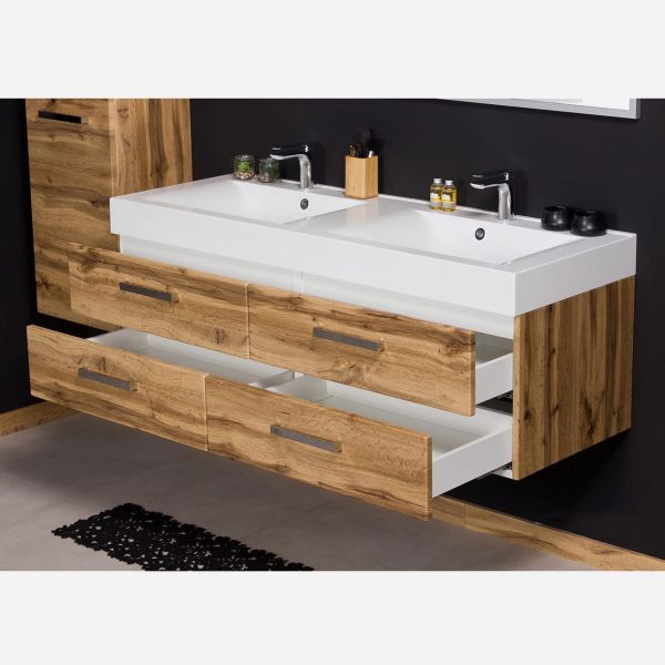 Waschtischunterbau mit 4 Softclose-Schubladen