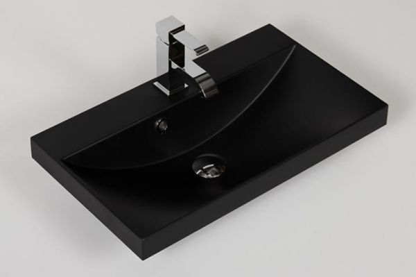 Badmöbel SUSAN-Loft Breite 100 cm, Eiche, Waschtischunterbau montiert