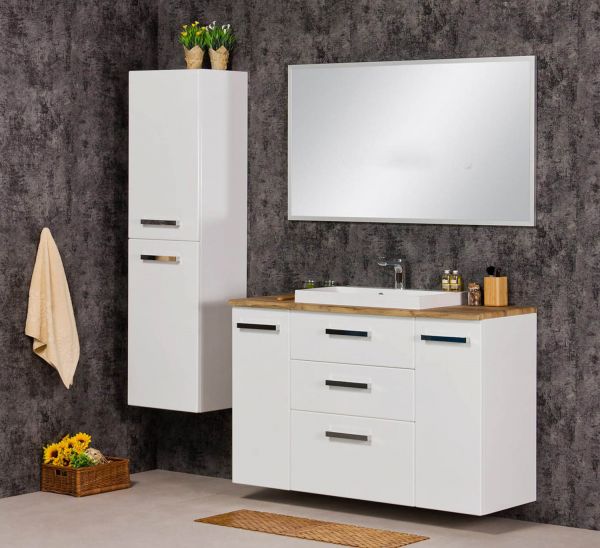 Badmöbel SUSAN Breite 120 cm mit passendem Hochschrank