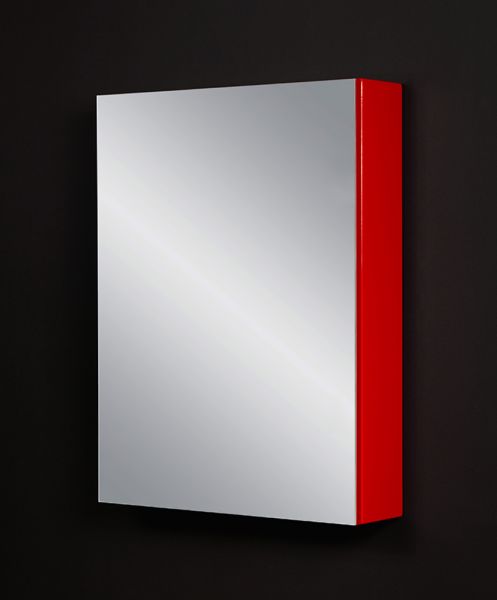 Spiegelschrank Breite 60 cm, rot