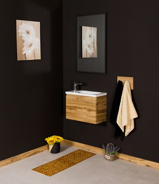 Waschplatzset Faros 50, Holzdekor Eiche, FZ5062