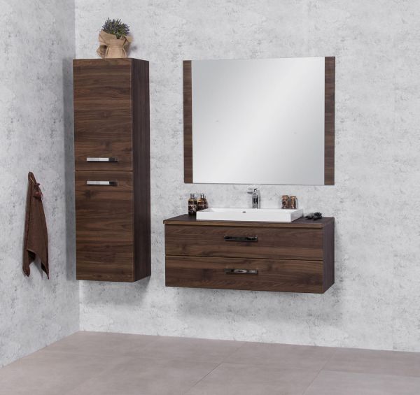 Quentis Badmöbel Susan, Breite 100 cm, Nussbaum (SN102OR)