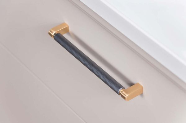 Badmöbelset ANTE 100 cm Kaschmir matt – Waschbeckenunterschrank vormontiert inkl. Waschbecken