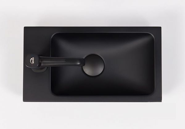 Handwaschbecken ADA400, schwarz matt (ADA400-CM)