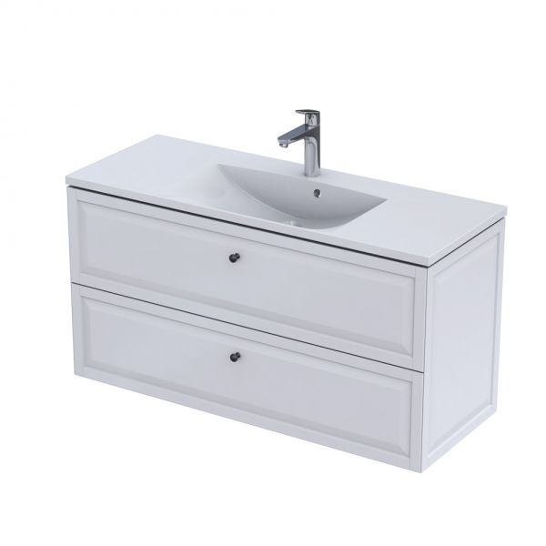 Waschplatzkombination Einzelwaschplatz Montebianco 120