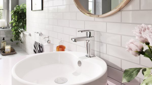 FERRO - Waschtischarmatur ALBA VERDELINE, Chrom, inkl. Ablaufgarnitur