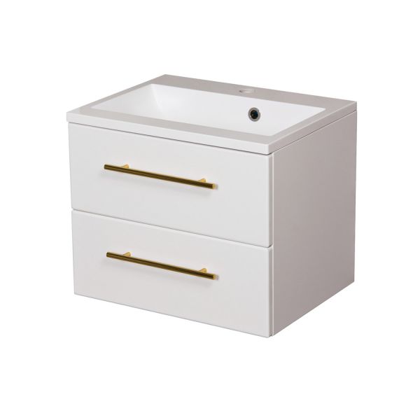 Badmöbelset Belli, Breite 50 cm, weiß matt