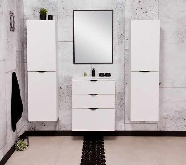 Badmöbel VICTOR 60, 3 Schubladen, weiß matt (VIC60347)