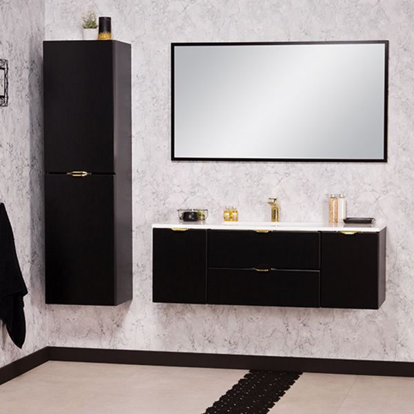 Badmöbel-Set VICTOR 120 cm mit passendem Hochschrank