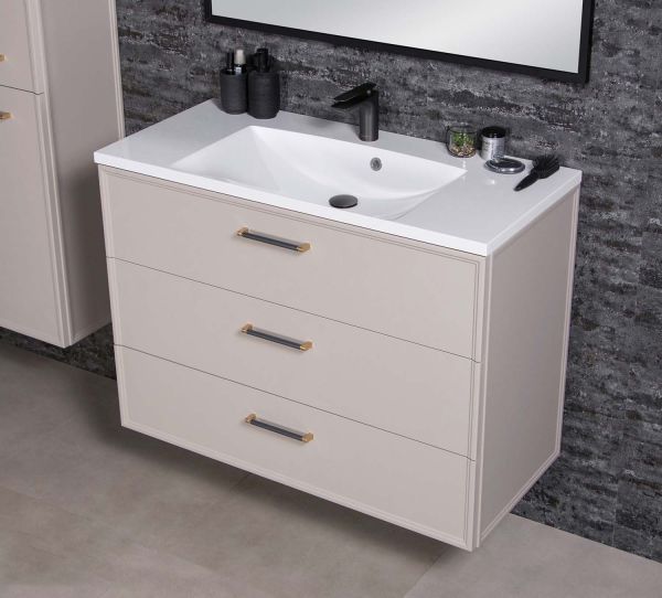 Badmöbelset ANTE 100 cm, Kaschmir