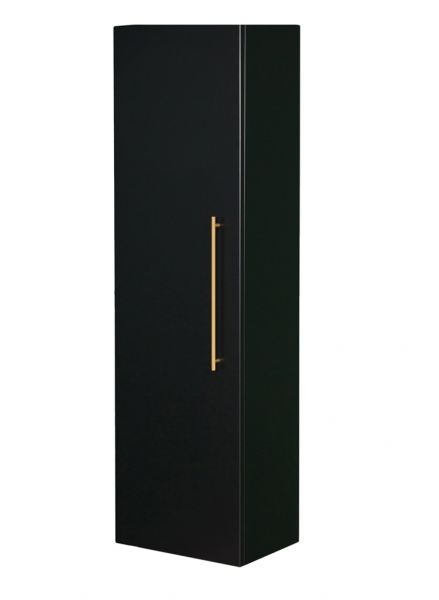 Badschrank Novara, Breite 45 cm, schwarz matt