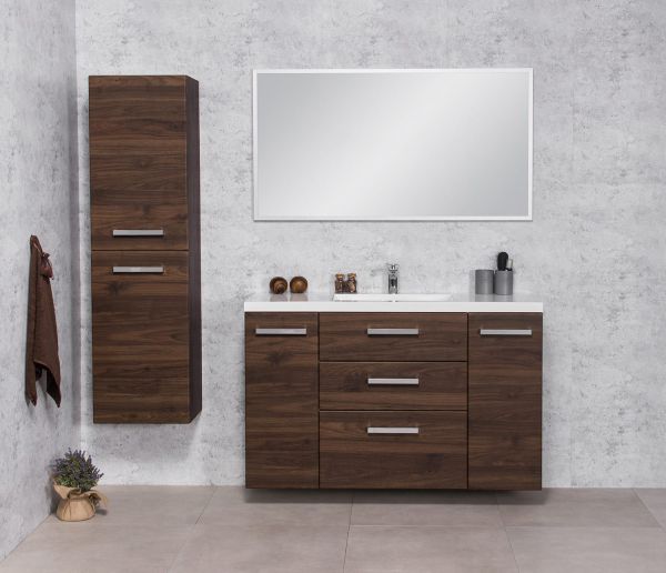 Badmöbel GENUA 120-XL, nussbaum (GE123OR)