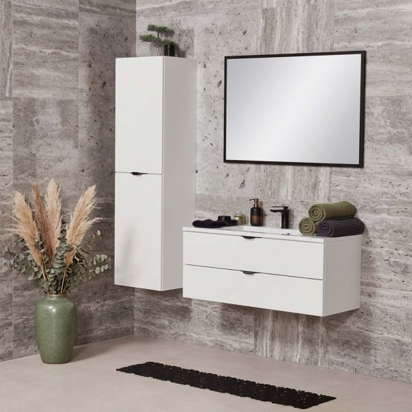 Badmöbel VICTOR 100 cm, weiß matt