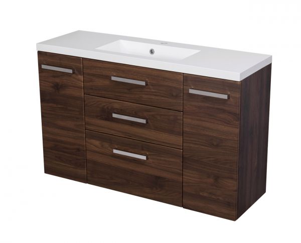 Badmöbel GENUA 120-XL, nussbaum (GE123OR)