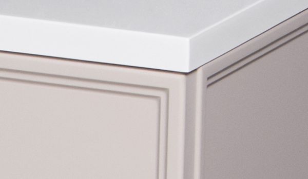 Badmöbelset ANTE 100 cm Kaschmir matt – Waschbeckenunterschrank vormontiert inkl. Waschbecken