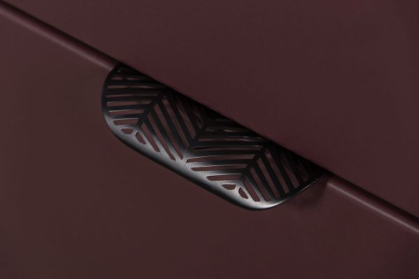 Waschplatz MAGNOLIA 100 cm, Bordeauxrot (MAG100-BRS)