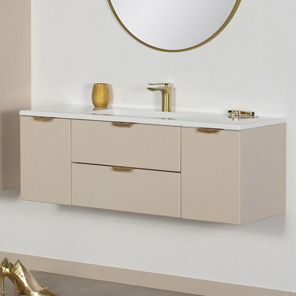 Badmöbel MAGNOLIA 120 cm, sand satiniert (MAG120-SN)