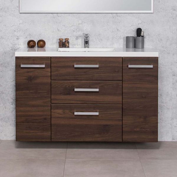 Badmöbel GENUA 120-XL, nussbaum (GE123OR)