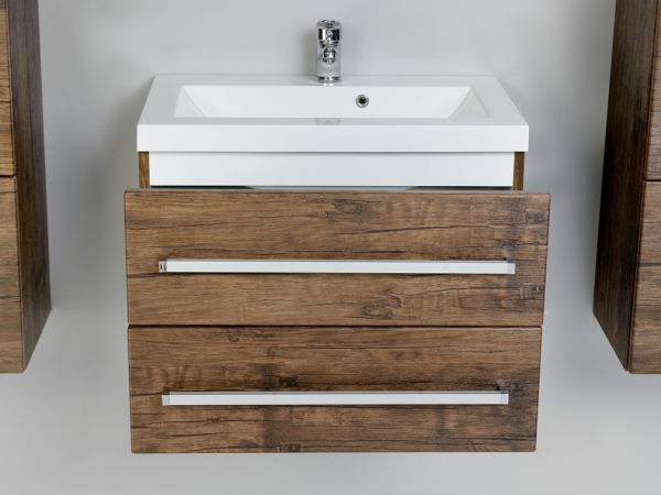 Quentis Waschplatz Genua Breite 60 cm Holzdekor antikWaschplatz Genua Breite 60 cm, Holzdekor antik, GE6250