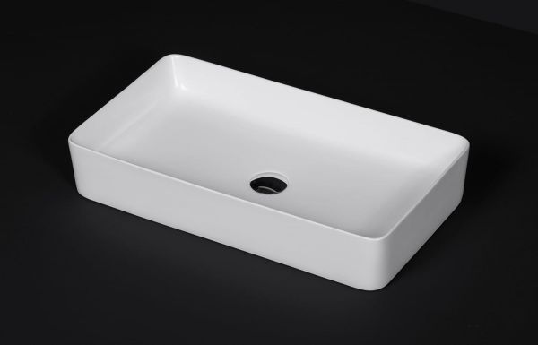 Aufsatz-Waschbecken HERO 61, Keramik, weiß matt