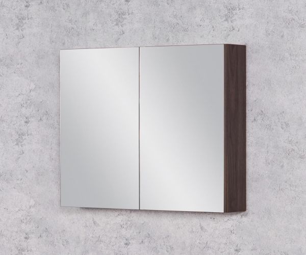 Spiegelschrank Breite 80 cm dunkelnuss SPS80OR