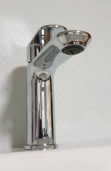 FERRO Waschtischarmatur TALASSA in modernem Design, Chrom, Badarmatur Einhebelmischer