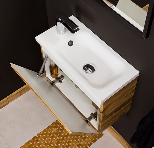 Waschplatzset Faros 50, Holzdekor Eiche, FZ5062