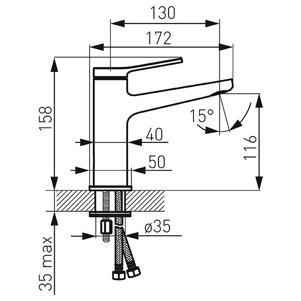 Stratos Waschtischarmatur