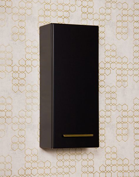 Badschrank BELLI, schwarz matt (BL3048)