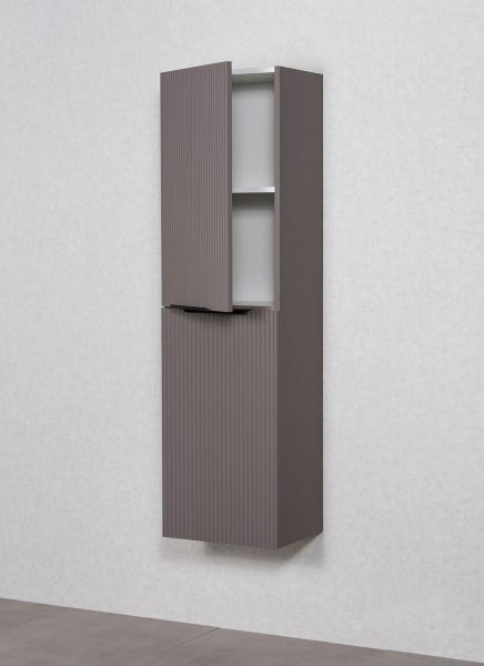 Badschrank Sydney Hochschrank 2 Türen, Taube matt SYDTHS