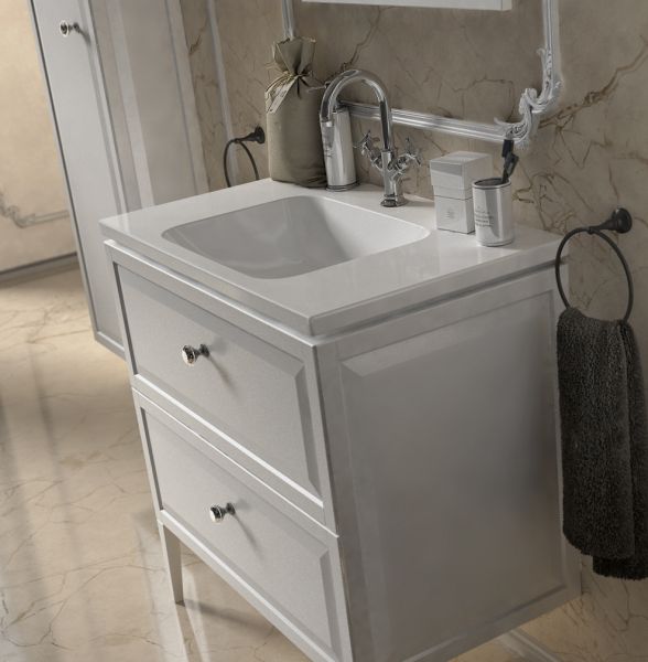 Möbelknopf Montebianco, Kristall