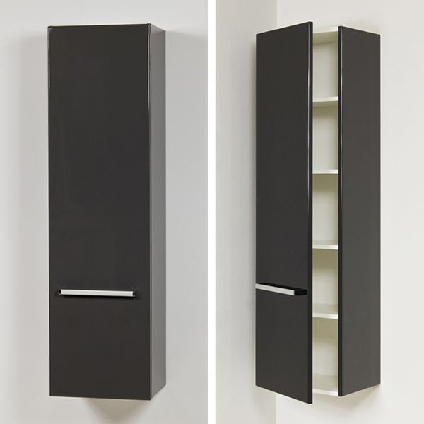 Quentis Hochschrank, anthrazit, 1 Türe,  HS-G-4056-1T