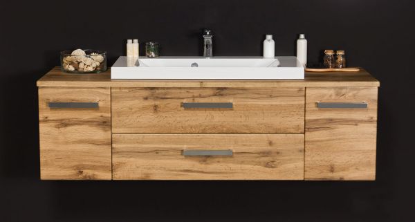 Badmöbel Susan Breite 140 cm, Eiche Natur