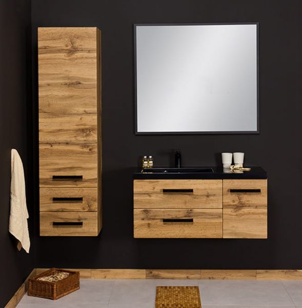 Hochschrank SUSAN-LOFT, 2 Schubladen (HSG622S-L)