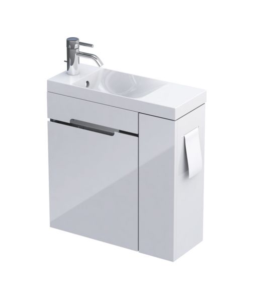 Gäste-WC Möbel SIVAS 55, Ablage rechts