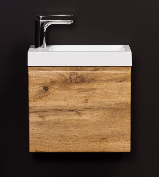 Badmöbel Faros, Breite 40 cm, Holzedekor Eiche Natur, FZ4062C