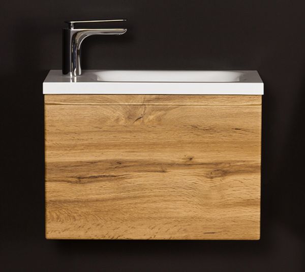 Waschplatzset Faros 50, Holzdekor Eiche, FZ5062