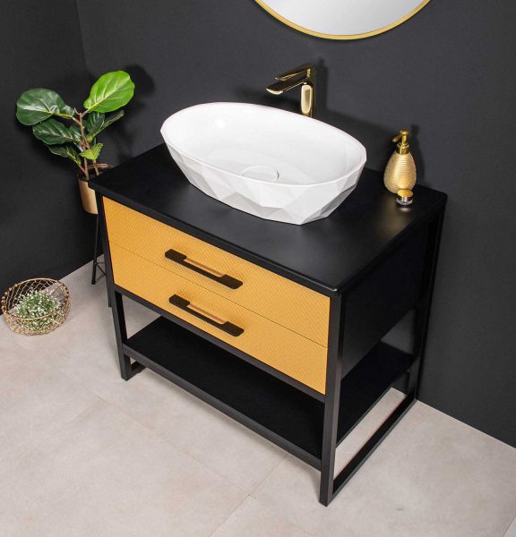 Aufsatzwaschbecken DIANA-56, weiß