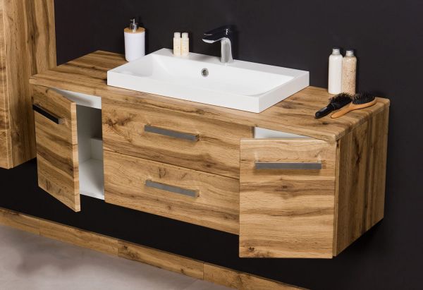 Badmöbel SUSAN 120, Eiche Natur (SN1262-2S)